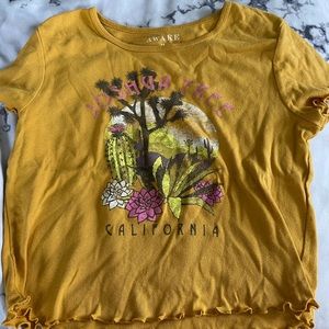 Awake Joshua Tree California Crop Top